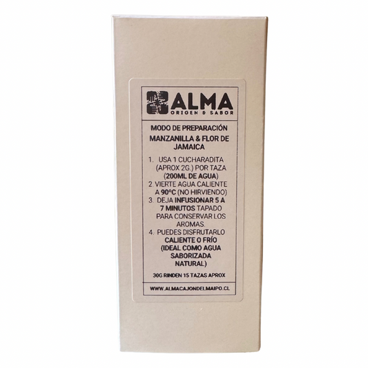 Infusión del Alma Manzanilla & Flor de Jamaica - 30g